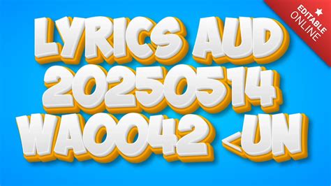 lyrics aud-20250514-wa0020 <unknown>